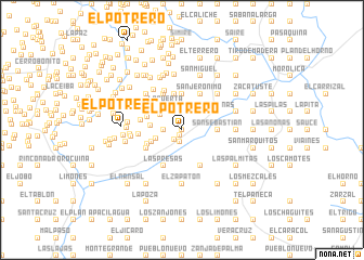 map of El Potrero