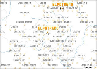 map of El Potrero