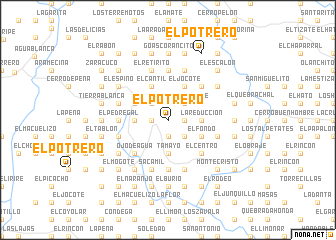 map of El Potrero