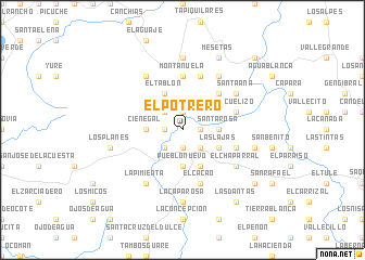 map of El Potrero