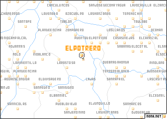 map of El Potrero