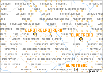 map of El Potrero