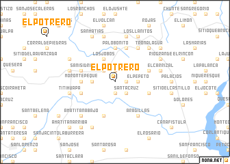 map of El Potrero