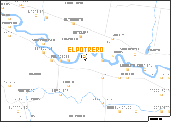 map of El Potrero