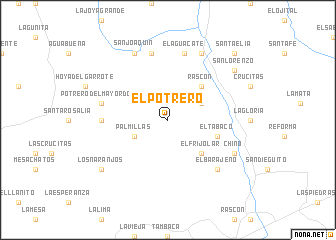 map of El Potrero