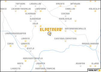 map of El Potrero