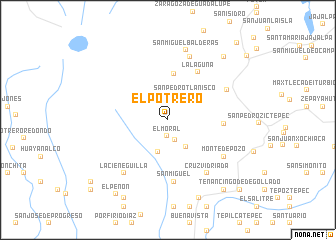 map of El Potrero