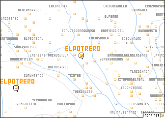 map of El Potrero