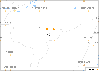 map of El Potro