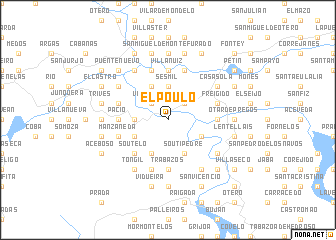 map of El Poulo