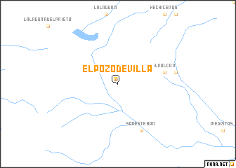 map of El Pozo de Villa