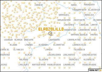 map of El Pozolillo