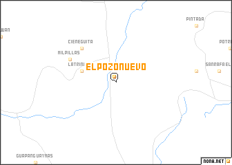 map of El Pozo Nuevo