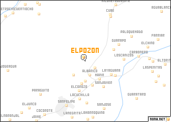 map of El Pozón