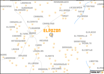 map of El Pozón