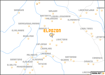 map of El Pozón