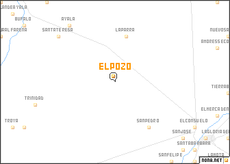 map of El Pozo