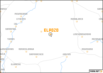 map of El Pozo