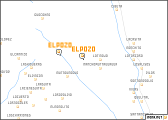 map of El Pozo