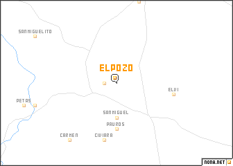 map of El Pozo