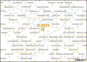 map of El Pozo