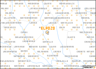 map of El Pozo