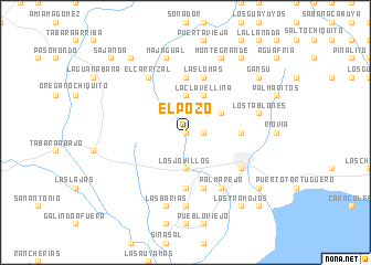 map of El Pozo