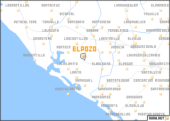 map of El Pozo