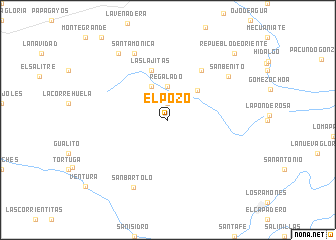 map of El Pozo