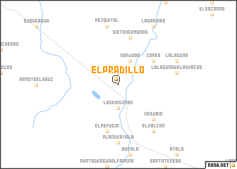 map of El Pradillo