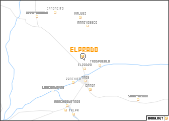 map of El Prado