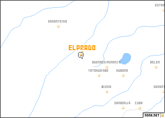 map of El Prado
