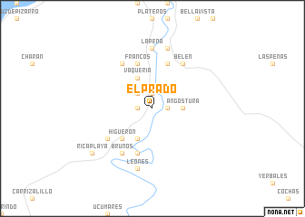 map of El Prado