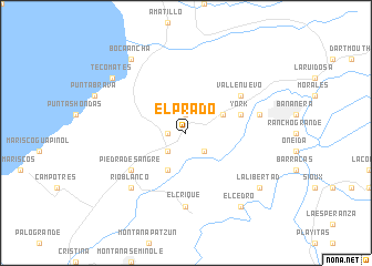 map of El Prado