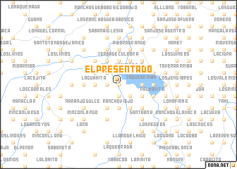 map of El Presentado