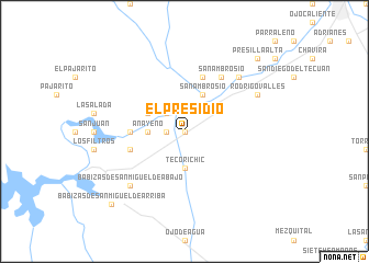 map of El Presidio