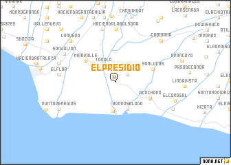 map of El Presidio