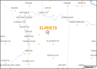 map of El Prieto