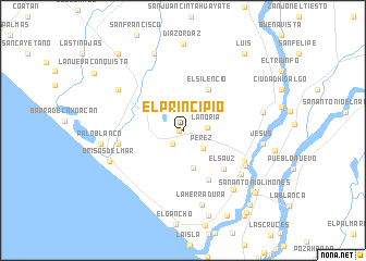 map of El Principio