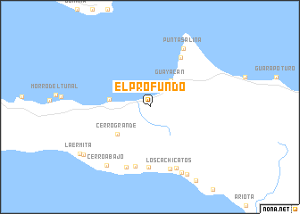 map of El Profundo