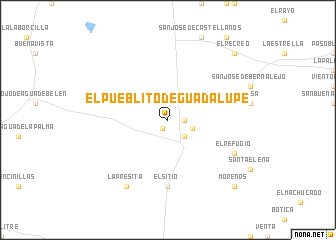 map of El Pueblito de Guadalupe