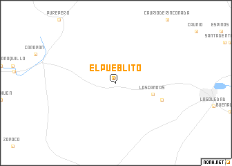 map of El Pueblito