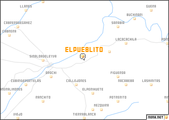 map of El Pueblito