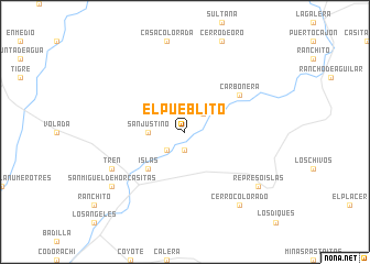 map of El Pueblito