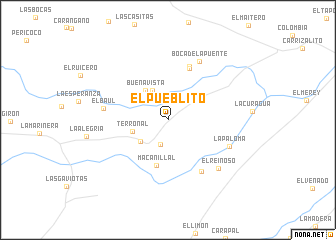 map of El Pueblito