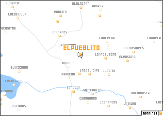 map of El Pueblito