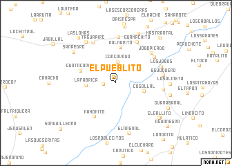 map of El Pueblito