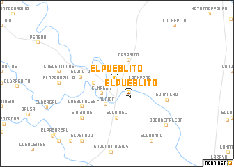 map of El Pueblito