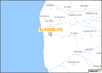 map of El Pueblito