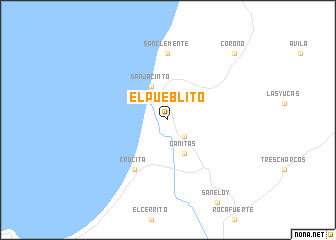 map of El Pueblito